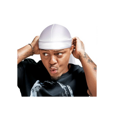 Red by Kiss Power Wave Extreme Shine Silky Durag – White HD124 - ANNS BEAUTY SUPPLY